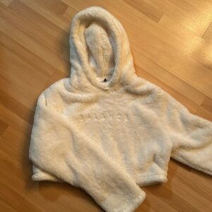 Vitality Sherpa Crop Hoodie